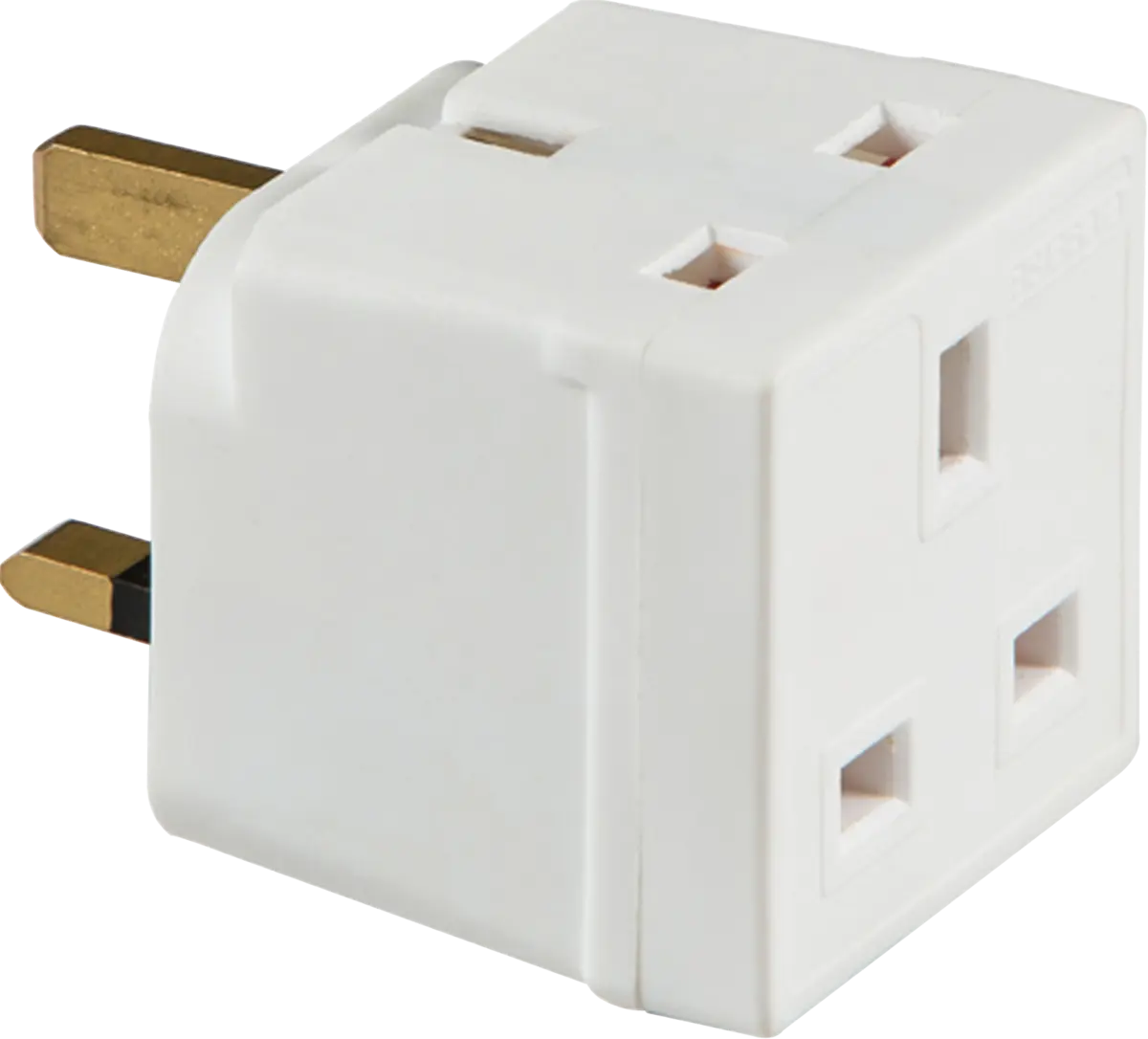 Knightsbridge 13A 2-Way Mains Unfused Adaptor – 1350