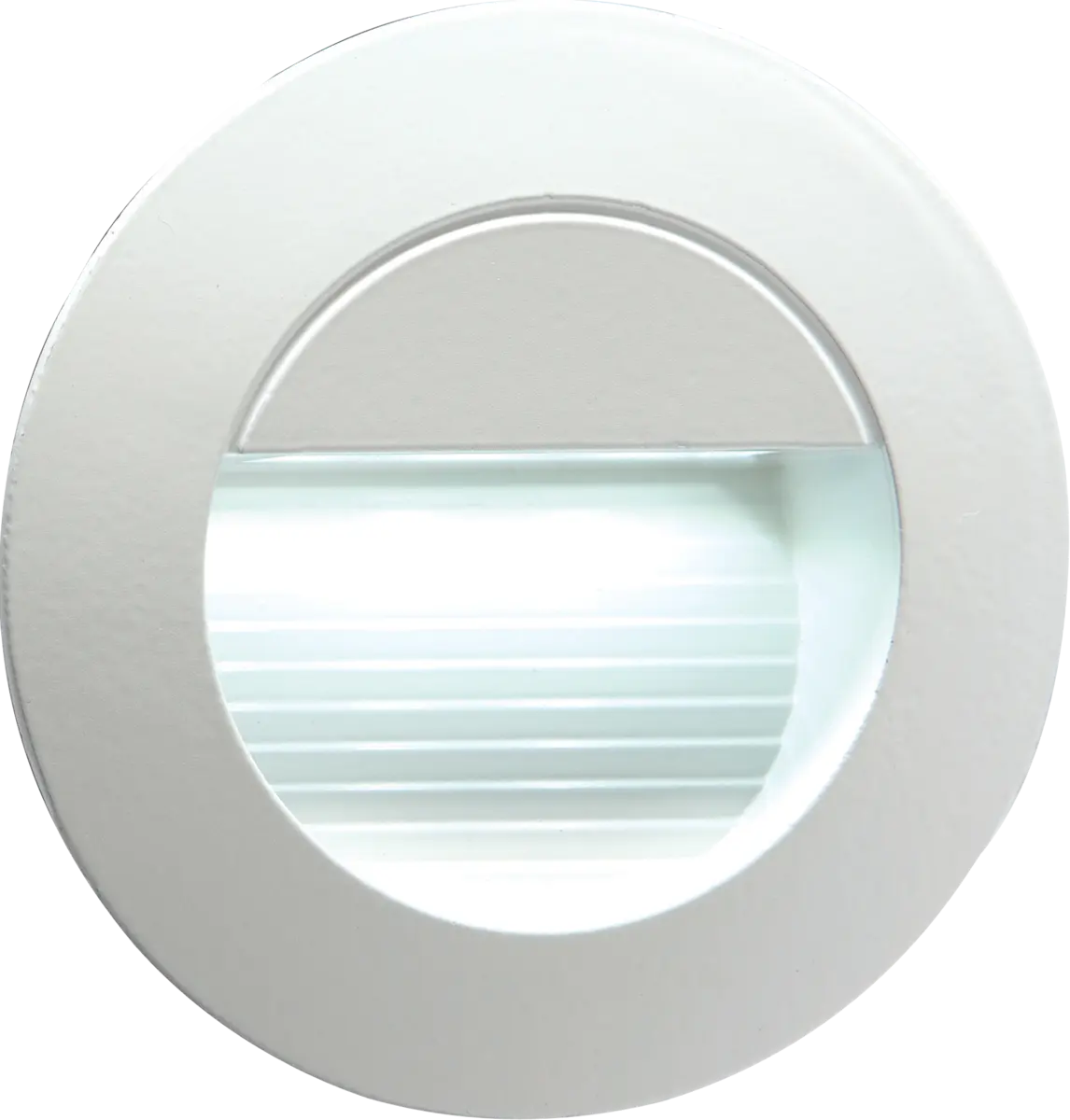 Knightsbridge 230V IP54 Recessed Round Indoor/Outdoor LED Guide/Stair/Wall Light White LED – NH020W
