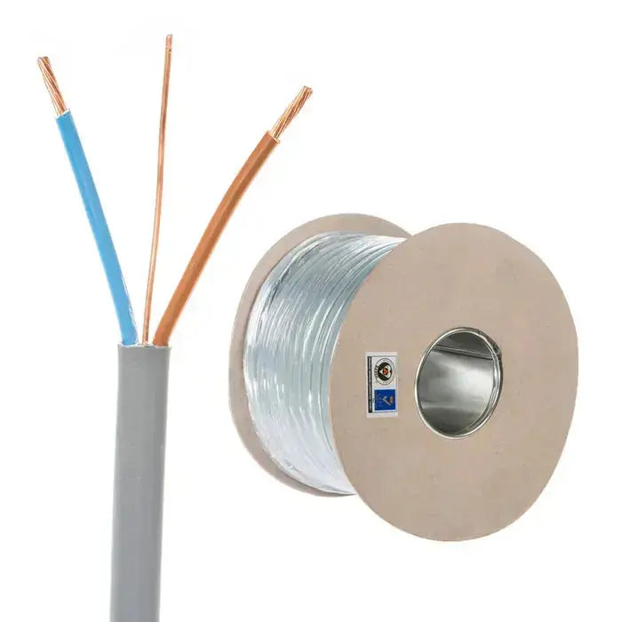 6mm Twin And Earth, Cable, Grey, 100m Drum- 6242Y ACAS ELECTRICAL
