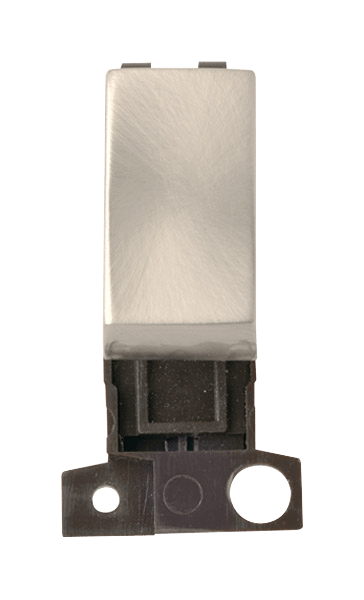 Click MiniGrid 2 Way Retractive Ingot 10A Switch - Satin Chrome – MD004SC