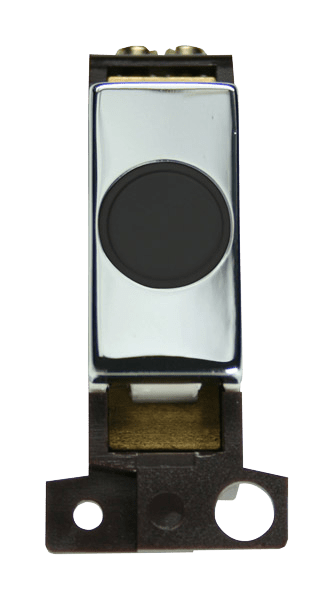 Click MiniGrid 20A Ingot Flex Outlet Module - Black- Chrome – MD017BKCH
