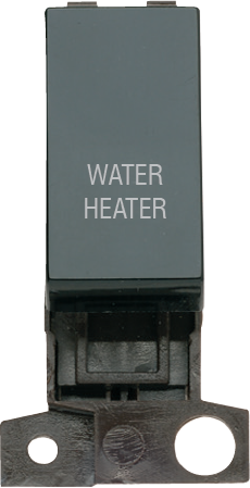 Click MiniGrid 13A 10AX DP INGT SW BK "WATER HEATER" – MD018BK-WH