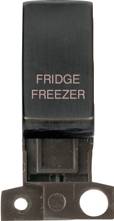 Click MiniGrid MINIGRID 13A / 10AX DP RESISTIVE SWITCH MODULE - MATT BRONZE - FRIDGE FREEZER – MD018BZ-FF