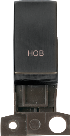 Click MiniGrid MINIGRID 13A / 10AX DP RESISTIVE SWITCH MODULE - MATT BRONZE - HOB – MD018BZ-HB