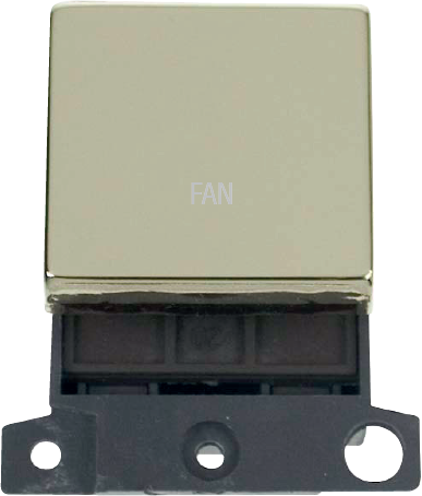 Click MiniGrid 20A DP INGOT SWITCH BR "FAN" – MD022BR-FN