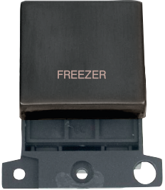 Click MiniGrid MINIGRID 20A DP SWITCH MODULE - MATT BRONZE - FREEZER – MD022BZ-FZ