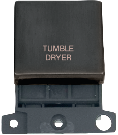 Click MiniGrid MINIGRID 20A DP SWITCH MODULE - MATT BRONZE - TUMBLE DRYER – MD022BZ-TD