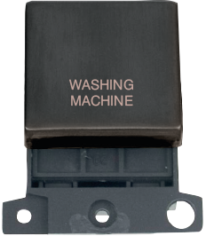 Click MiniGrid MINIGRID 20A DP SWITCH MODULE - MATT BRONZE - WASHING MACHINE – MD022BZ-WM