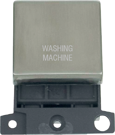 Click MiniGrid 20A DP INGOT SWITCH SS "WASHING MACHINE" – MD022SS-WM