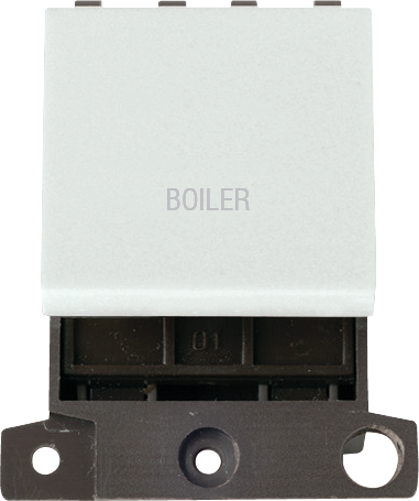 Click MiniGrid 20A DP SWITCH WH "BOILER" – MD022WH-BL