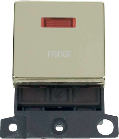 Click MiniGrid 20A DP INGT SW+NEON BR "FRIDGE" – MD023BR-FD