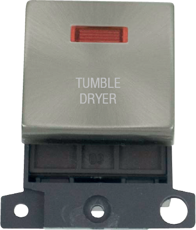 Click MiniGrid 20A DP INGT SW+NEON BS "TUMBLE DRYER" – MD023BS-TD