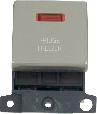 Click MiniGrid 20A DP INGT SW+NEON PN "FRIDGE FREEZER" – MD023PN-FF