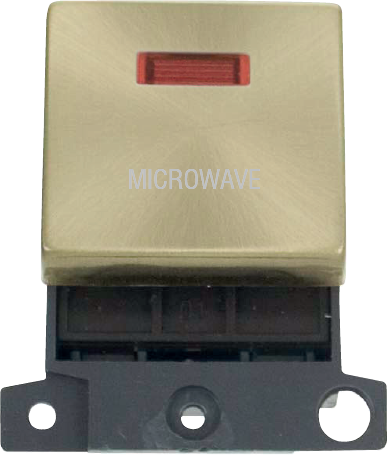 Click MiniGrid 20A DP INGT SW+NEON SB "MICROWAVE" – MD023SB-MW