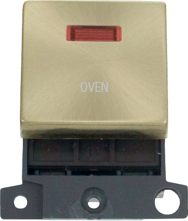 Click MiniGrid 20A DP INGT SW+NEON SB "OVEN" – MD023SB-OV