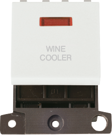 Click MiniGrid 20A DP SW+NEON WH "WINE COOLER" – MD023WH-WC