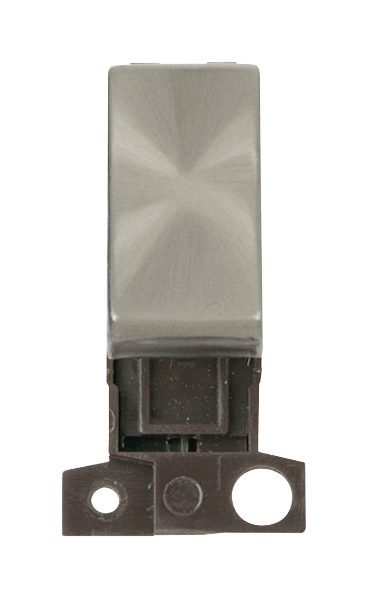 Click MiniGrid 10AX Intermediate Ingot Switch - Brushed Stainless Steel – MD028BS