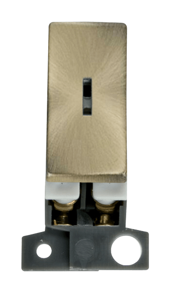 Click MiniGrid 13A Resistive DP Ingot Keyswitch - Antique Brass – MD046AB