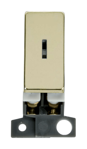 Click MiniGrid 13A Resistive DP Ingot Keyswitch - Brass – MD046BR