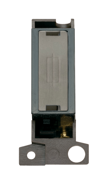 Click MiniGrid 13A Fused Ingot FCU Modul - Black - Stainless Steel – MD047BKSS