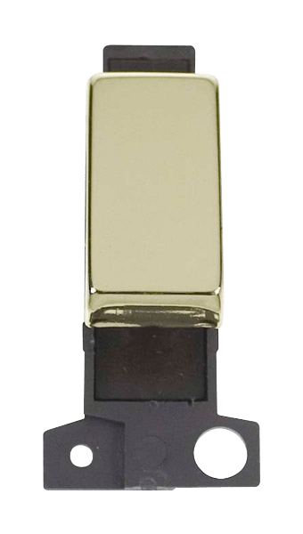 Click MiniGrid 10A 3 Position Retractive Ingot Switch - Brass – MD075BR