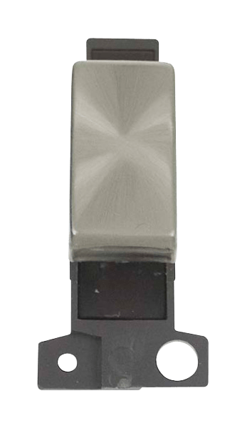 Click MiniGrid 10A 3 Position Retractive Ingot Switch - Brushed Stainless Steel – MD075BS