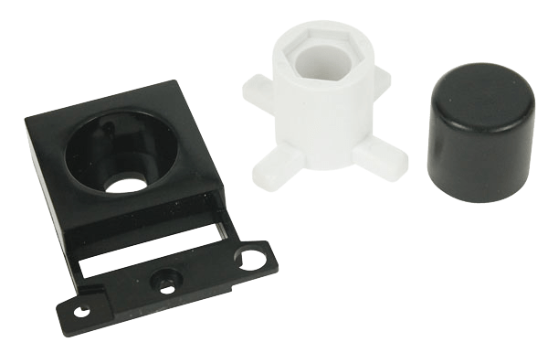 Click MiniGrid Dimmer Module Mounting Kit - Black – MD150BK