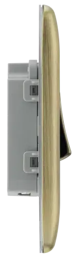 BG Antique Brass Light Switch Single 16AX - NAB12 BG (British General)