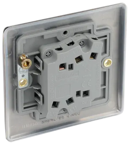 BG Nexus Metal 2 Gang Light Switch in Antique Brass- NAB42-01 BG (British General)