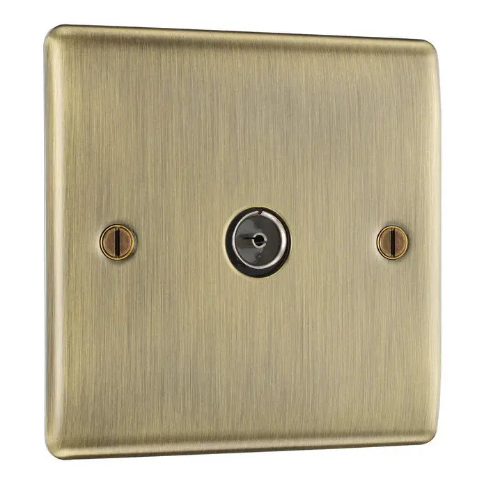 BG Nexus Antique Brass Switches and Sockets Black Inserts Full Range BG Nexus