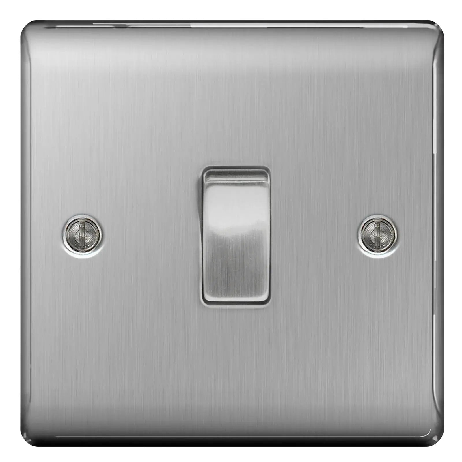 BG Nexus Brushed Steel Switches and Sockets with Grey Inserts – Full Range ACAS Electrical