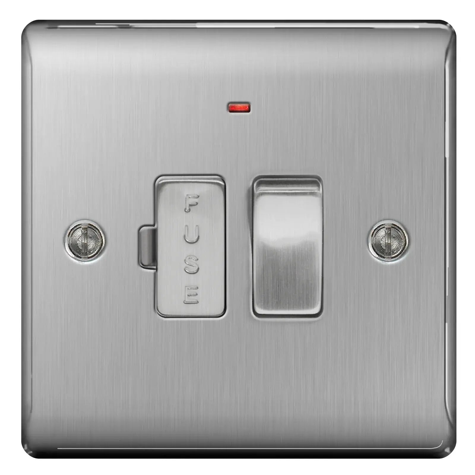 BG Nexus Brushed Steel Switches and Sockets with Grey Inserts – Full Range ACAS Electrical