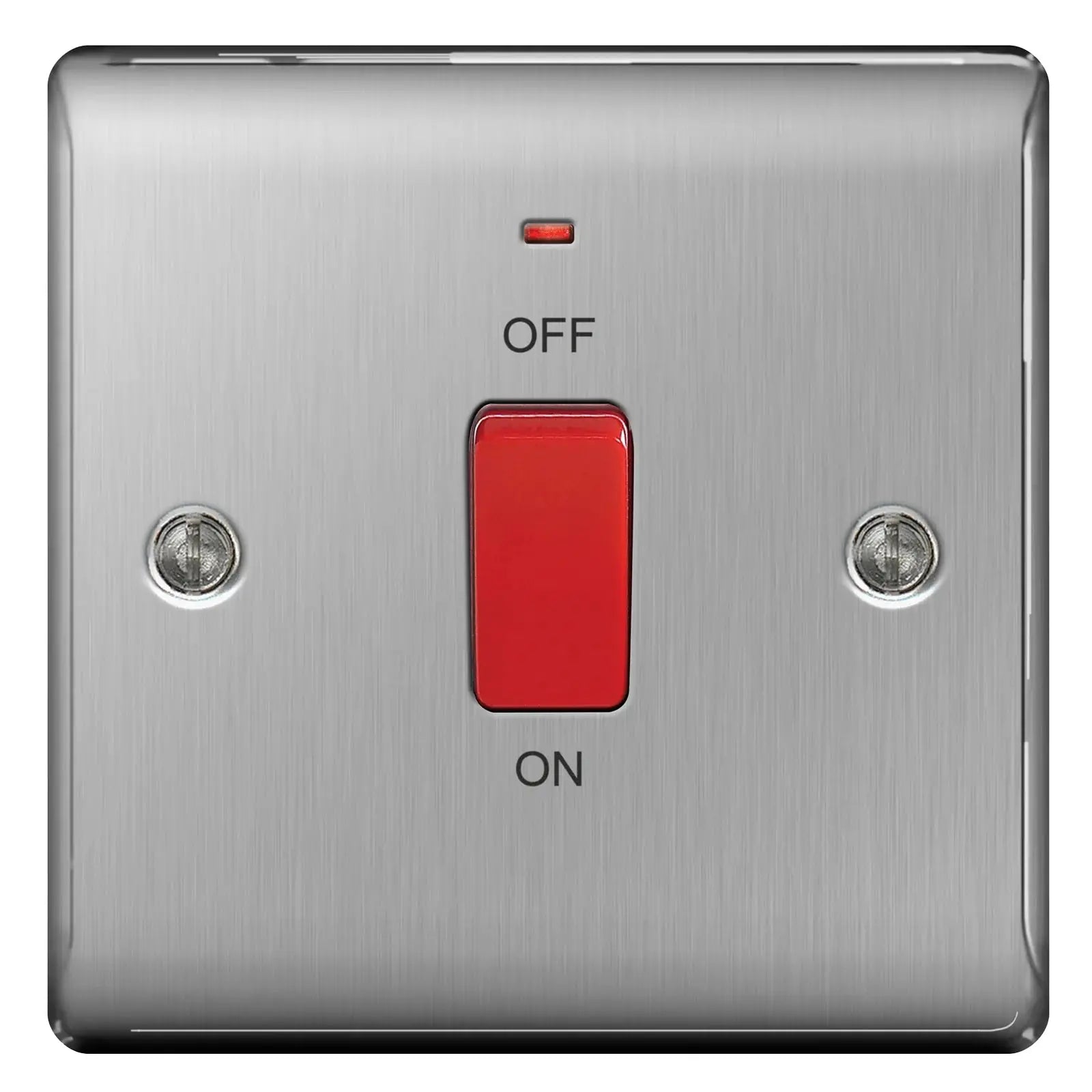 BG Nexus Brushed Steel Switches and Sockets with Grey Inserts – Full Range ACAS Electrical