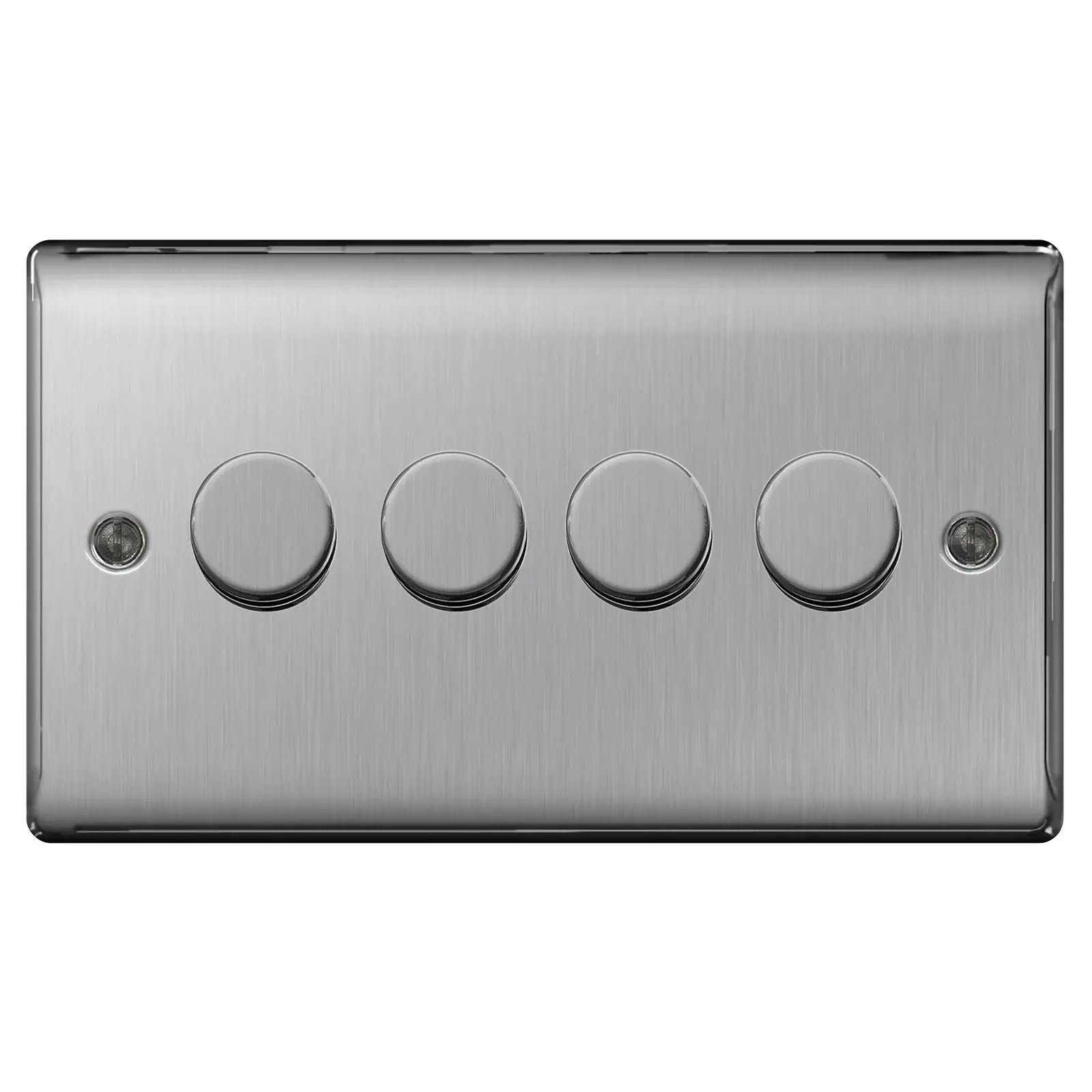 BG Nexus Brushed Steel Switches and Sockets with Grey Inserts – Full Range ACAS Electrical