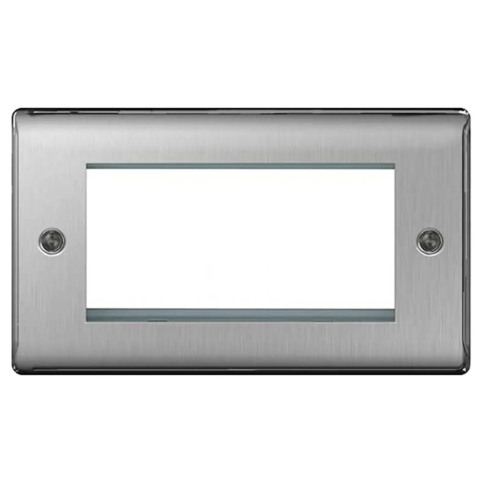 BG Nexus Brushed Steel Switches and Sockets with Grey Inserts – Full Range ACAS Electrical