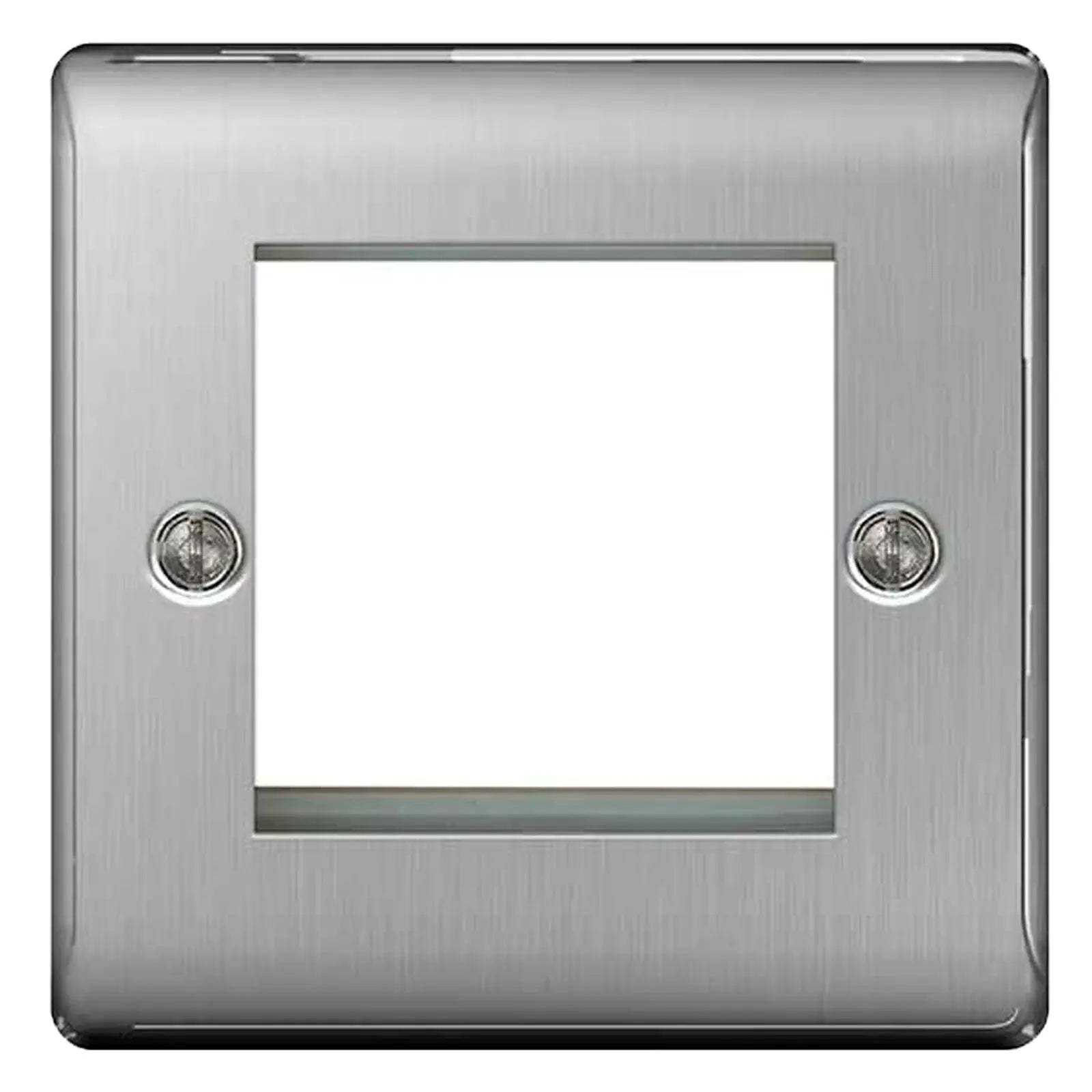 BG Nexus Brushed Steel Switches and Sockets with Grey Inserts – Full Range ACAS Electrical