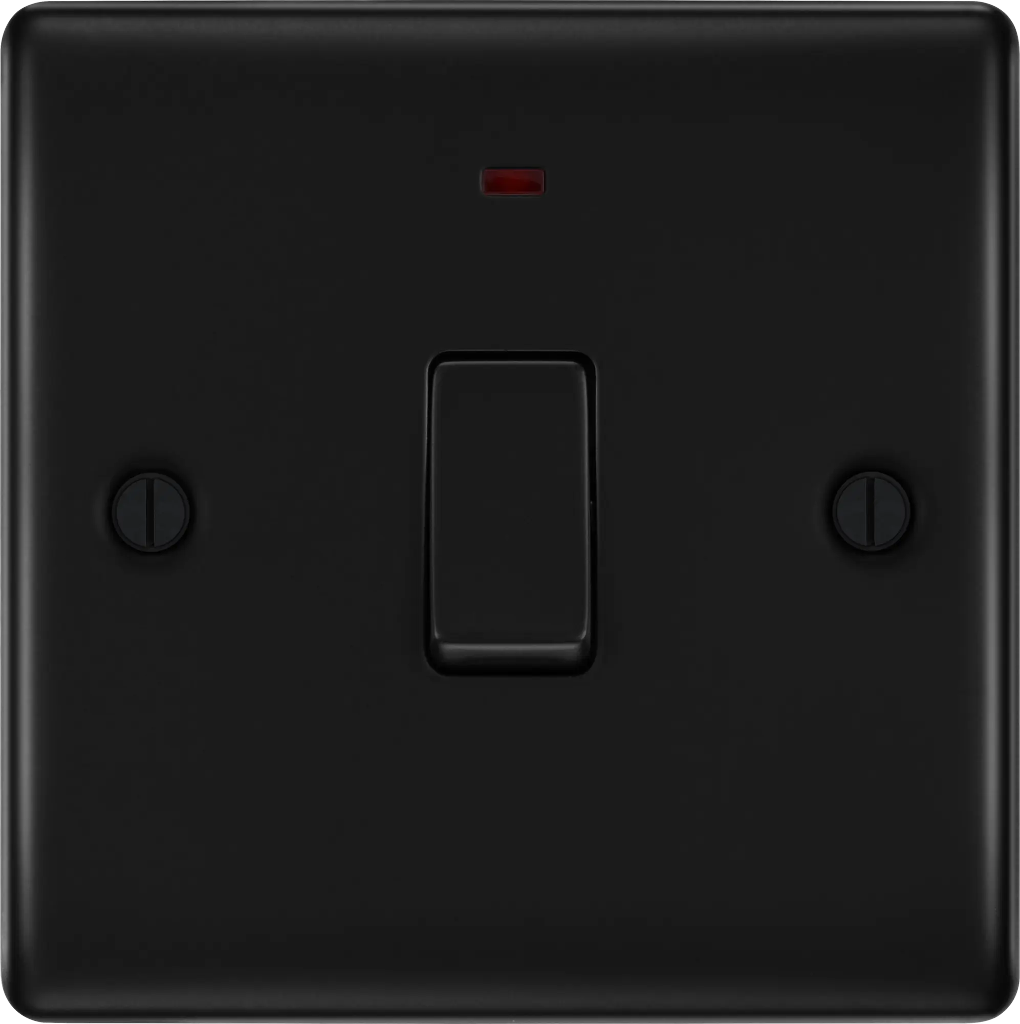 BG Nexus Metal 20A DP Switch with Neon in Matt Black BG Nexus