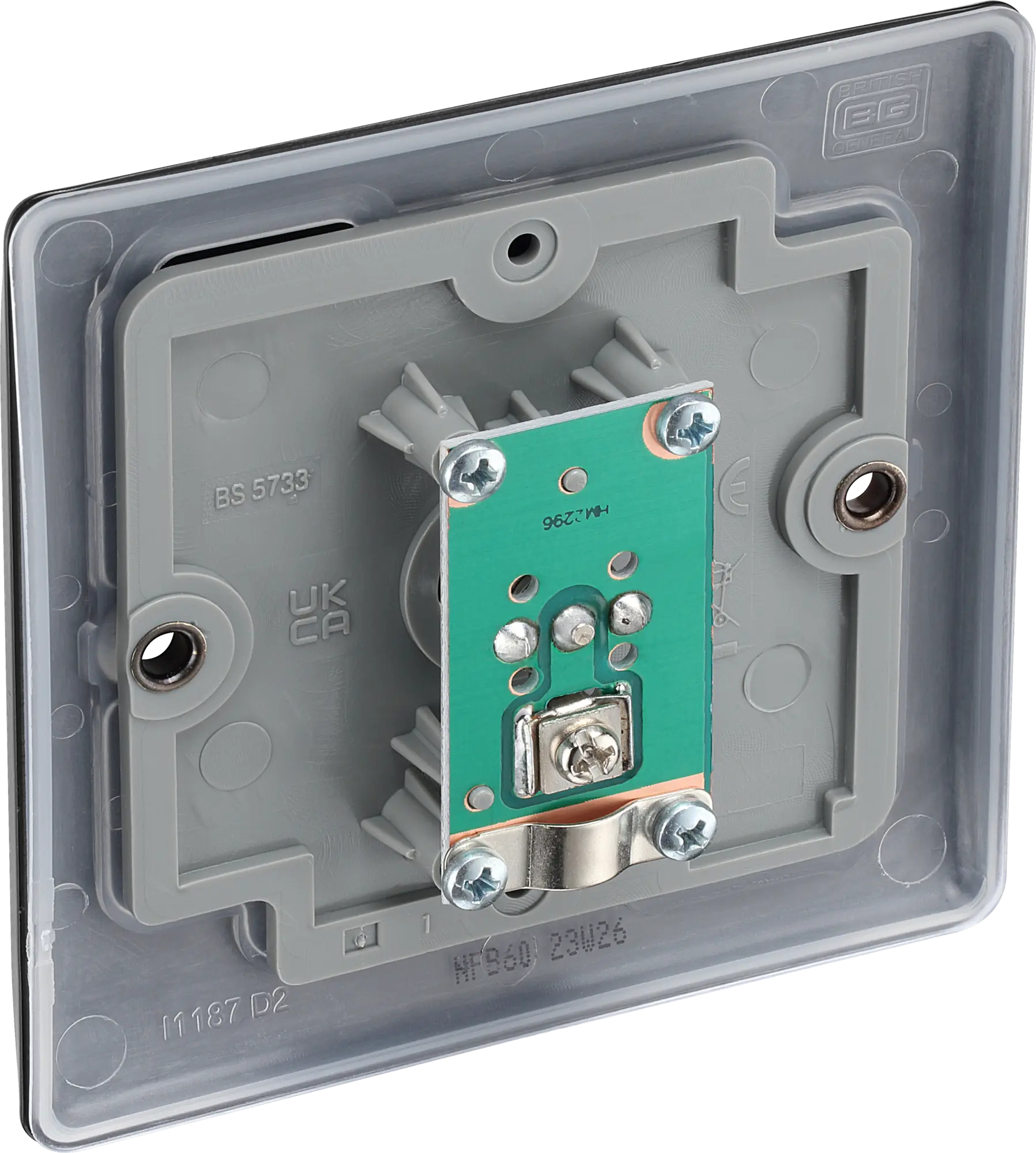 BG Nexus Metal TV Coax Point in Matt Black BG Nexus