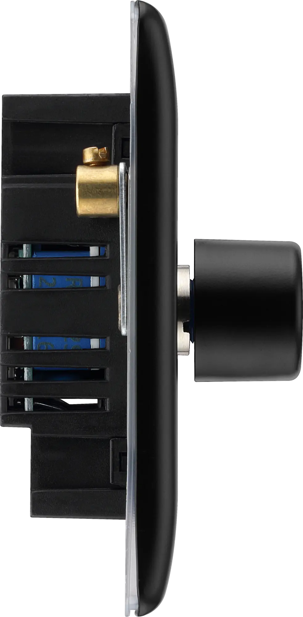 BG Nexus Metal 3 Gang Dimmer Switch in Matt Black - NFB83 BG Nexus