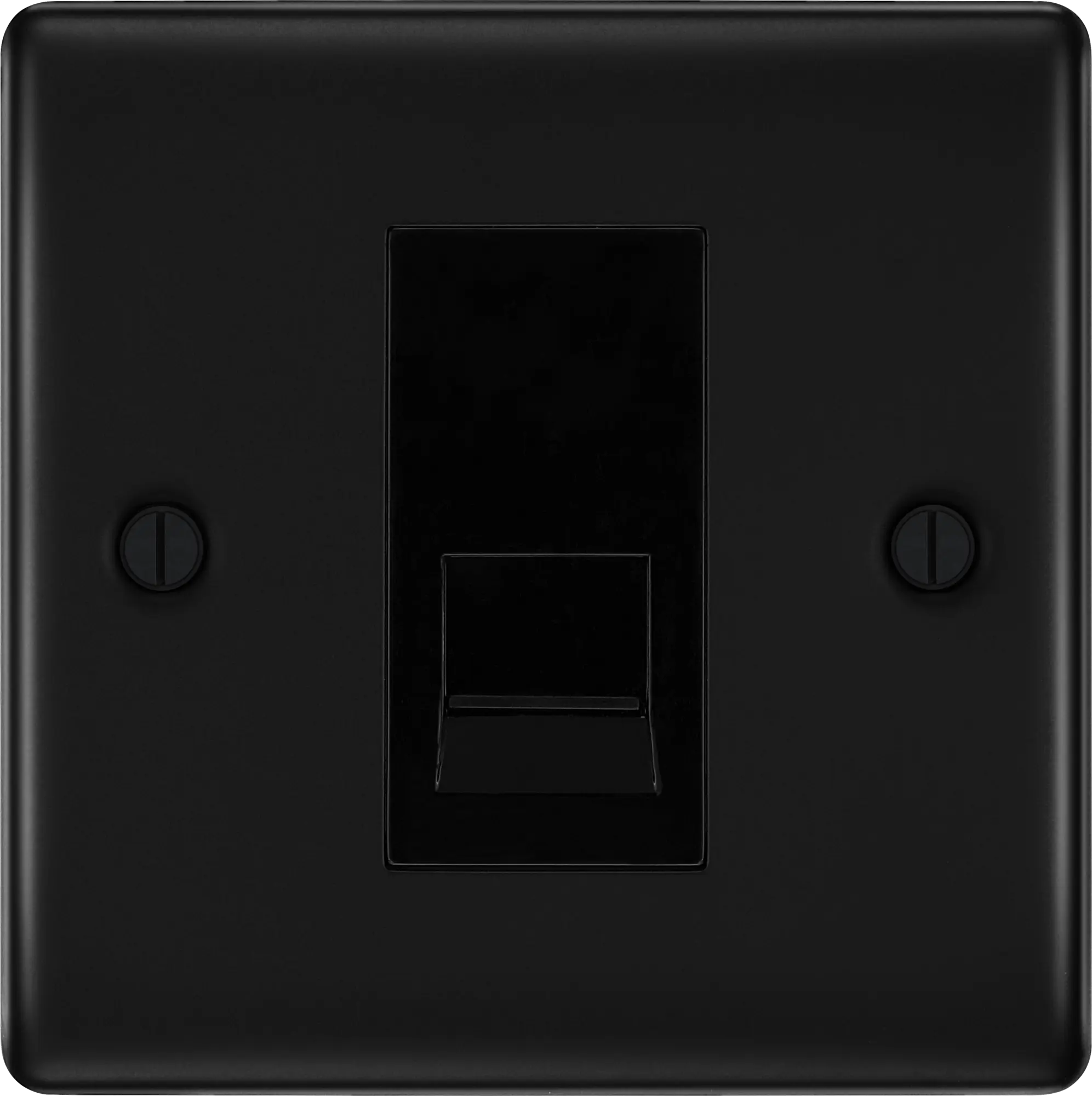 BG Nexus Metal Master Telephone Point in Matt Black BG Nexus