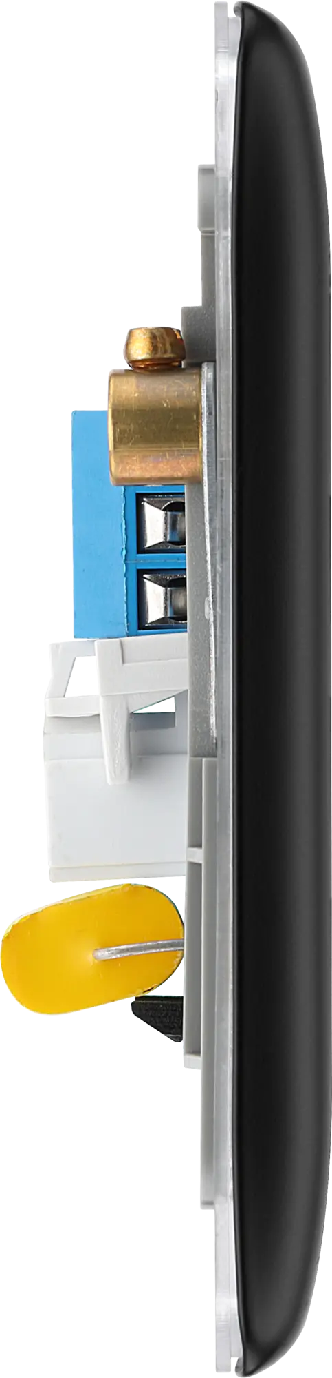 BG Nexus Metal Master Telephone Point in Matt Black BG Nexus