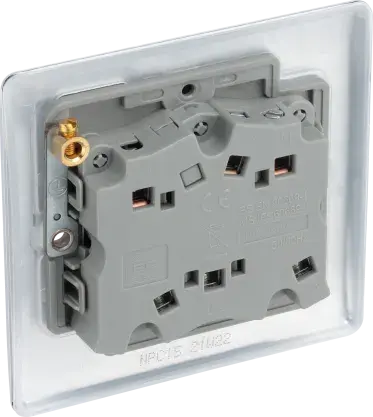 BG Nexus Metal Fan Isolator Switch in Polished Chrome - NPC15-01 BG (British General)