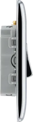 BG Nexus Metal Fan Isolator Switch in Polished Chrome - NPC15-01 BG (British General)