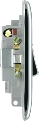 BG Nexus Metal Switched Fused Spur with Neon in Polished Chrome - NPC52-01 BG (British General)