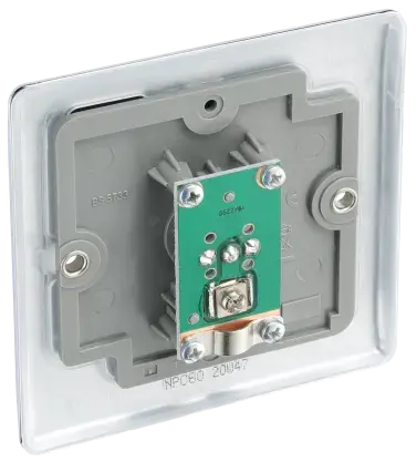 BG Nexus Metal TV Coax Point in Polished Chrome - NPC60-01 BG (British General)