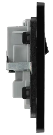 BG Evolve Matt Grey Screwless Double Socket PCDMG22B BG (British General)