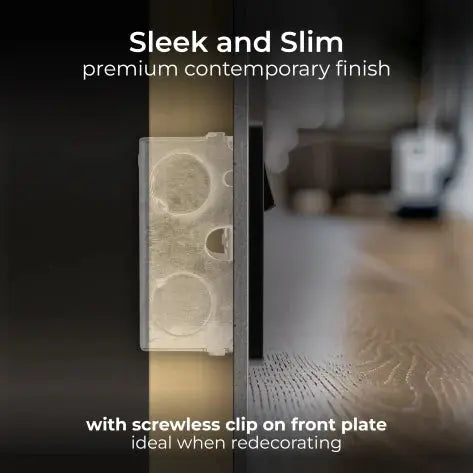 BG Evolve Matt Blue PCDDB22UAC22B USB Double Socket 22W Type A & C USB BG (British General)