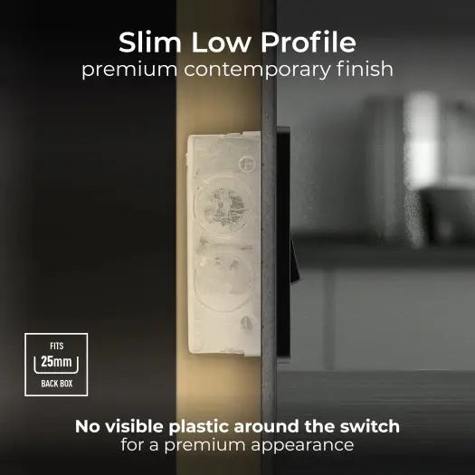 BG Evolve Satin Brass Screwless 20A Double Pole Switch + Neon PCDSB31B BG (British General)