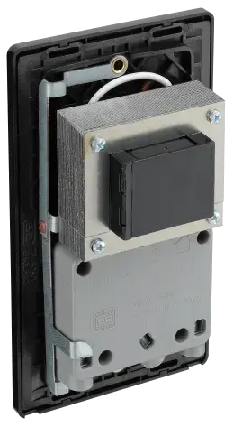 BG Evolve Matt Blue Screwless Dual Volt Shaver Socket PCDDB20B BG (British General)