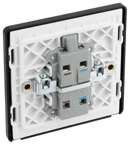 BG Evolve Matt Blue Screwless 20A Double Pole Switch + Neon PCDDB31B BG (British General)